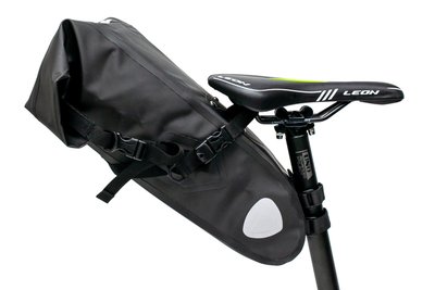 Велосумка "байкпакинг" под седло 62x14x14cm черный водоотталк. BRAVVOS A2-402 BIB-028 фото