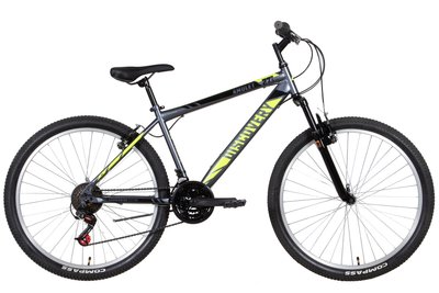 Велосипед ST 27,5" Discovery AMULET Vbr рама- 2022 TGB (сіро-жовтий (м)) OPS-DIS-27,5-000 фото