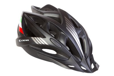 Шлем велосипедный с козырьком CIGNA WT-036 (Черный) HEAD-011 фото