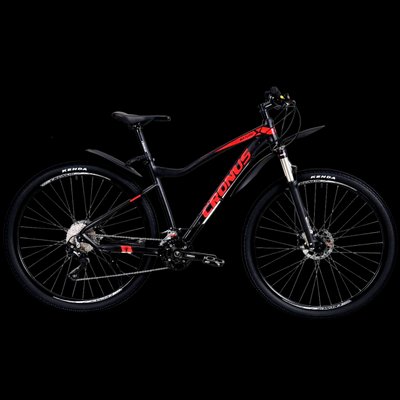 Велосипед Cronus BATURO 520 29" 21" чорний-червоний 29CRN-003445 фото
