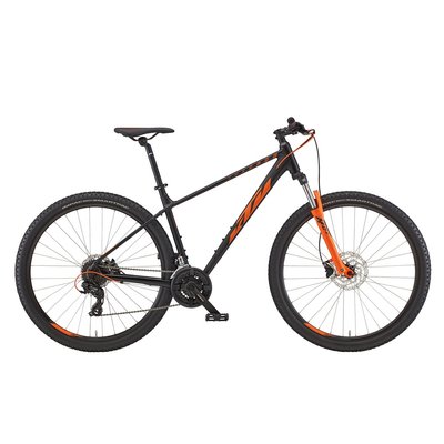 Велосипед KTM CHICAGO 292 29" рама M/43, матовий чорний (помаранчевий), 2022 22813103 фото