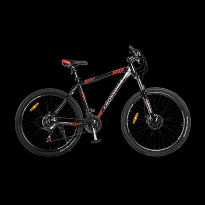 Велосипед CrossBike Everest 27.5" 19" чорний-червоний 27CJPr-004436 фото
