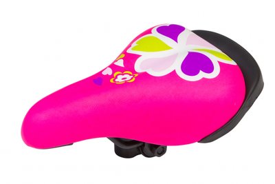 Седло CPO 1836 240*155 мм для детских велосипедов (розовый) SAD-509 фото