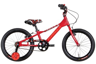 Велосипед AL 18" Formula SLIM рама- черно-зеленый 2022 (красный) OPS-FRK-18-118 фото