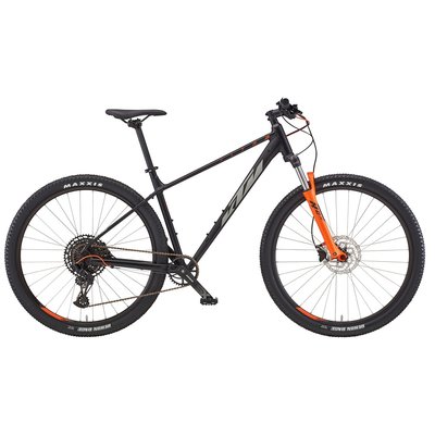 Велосипед KTM ULTRA FUN 29 рама XL/53, матовий чорний (сіро/помаранчевий) 22805113 фото