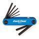 Набір шестигранників Park Tool AWS-10 (1.5mm, 2mm, 2.5mm, 3mm, 4mm, 5mm, 6mm) складаний TOO-34-13 фото 1