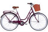Міський велосипед Dorozhnik RETRO PH 28&Prime;, рама 19&Prime;, малиновий, 2026 OPS-D-28-552 фото