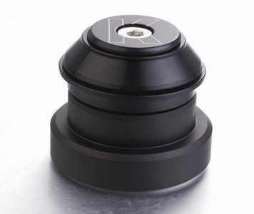 Рульова колонка 1-1/8" п/інтегр. Kenli KL-В240 на пром. підшипн.з перехідником на 1,5" шток вилки (черный) HSE-126 фото