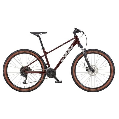 Велосипед KTM PENNY LANE 271 27.5" рама S/38, темно-червоний (сірий), 2022 22817207 фото