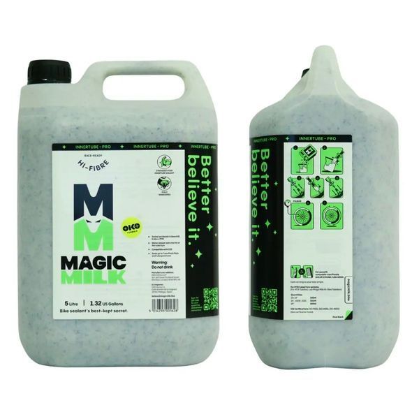 Герметик для камер синтетичний латексний OKO Magik Milk Innertube-Pro Hi-Fiber 5 000 мл сумісний CO2 SEA-019 фото