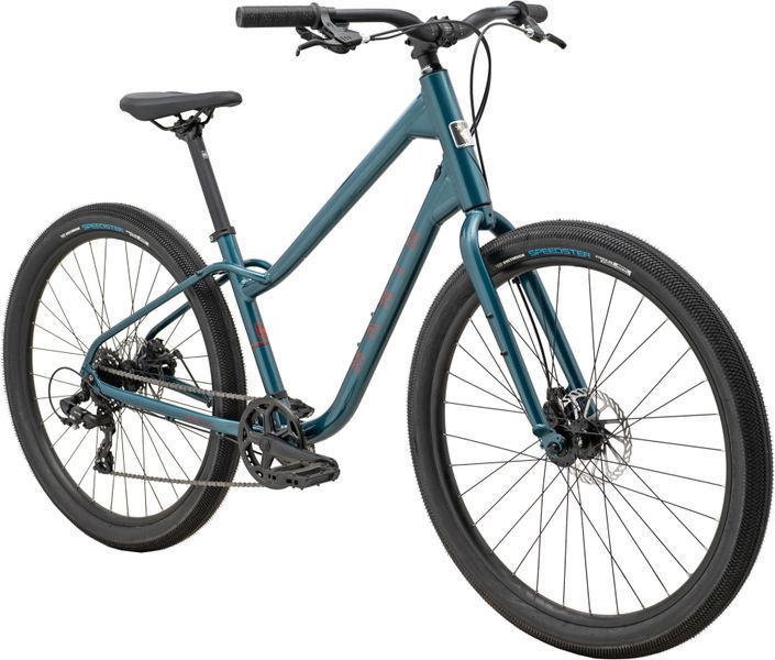 Велосипед 27,5" Marin Stinson 1 рама - L 2025 Gloss Blue/Orange/Charcoal/Red SKE-50-20 фото