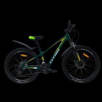 Велосипед Titan Stricker 2024 26 14 Зелений-Жовтий 26TJM-005051 фото