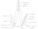 Мультитул Ice Toolz 15-Function: плоскогубці, кусачки, ніж, викрутки +/- 2,5; 5; 7мм, шило, відкривачка, шкребок для риби, екстарктор гачків, лінійка TOO-68-88 фото 3