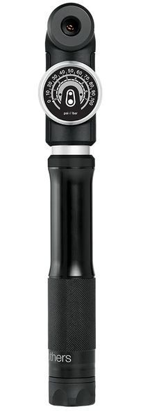 Мінінасос Crankbrothers STERLING SG, алюмінієвий, з манометром, smart head,100 psi / 7 bar, чорний PUM-72-05 фото