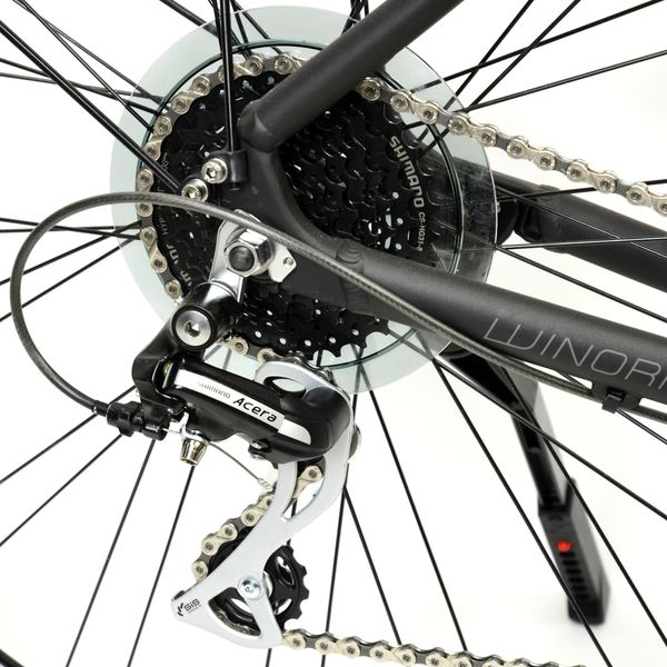 Велосипед Winora Flitzer men 28" 24-G Acera, рама 61 см, чорний матовий, 2021 4050024861 фото