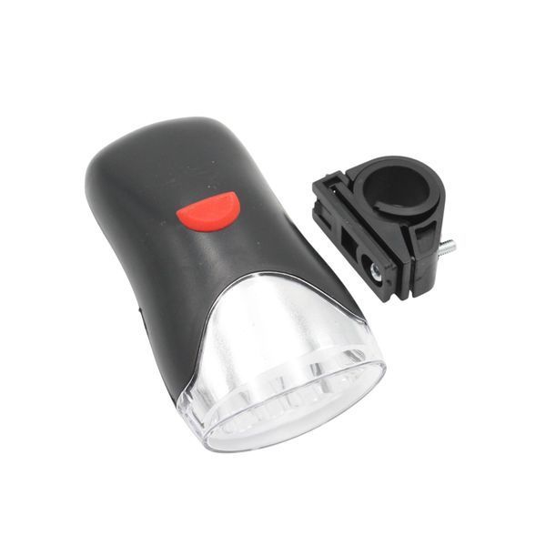 Передня велосипедна фара SUNBIKE SH-202, 4 LED, чорна 42-062 фото
