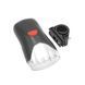 Передня велосипедна фара SUNBIKE SH-202, 4 LED, чорна 42-062 фото 2