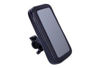 Тримач для смартфона 4,7-6,3" Пластик з кріпленням на кермо/виніс BEcool BC-BG016 чорний AM (брендоване пакування) HFS-018 фото