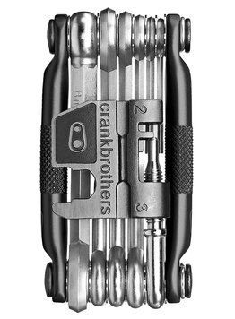 Мультитул Crankbrothers M17, 2/2.5/3/4/5/6/8мм, T5, Phillips #2, flat #2, ключ для спиць, витискач ланцюга, чорний TOO-67-65 фото