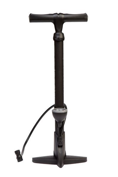 Підлоговий велосипедний насос GIYO GF-43P, 160 psi, з манометром, чорний PUM-019 фото