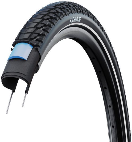 Покришка 28x2.15 (55-622) Schwalbe Marathon Plus Tour, SmartGuard, TwinSkin, B/B+RT HS619 ADDIX GREEN 67EPI 38B TIR-46-99 фото