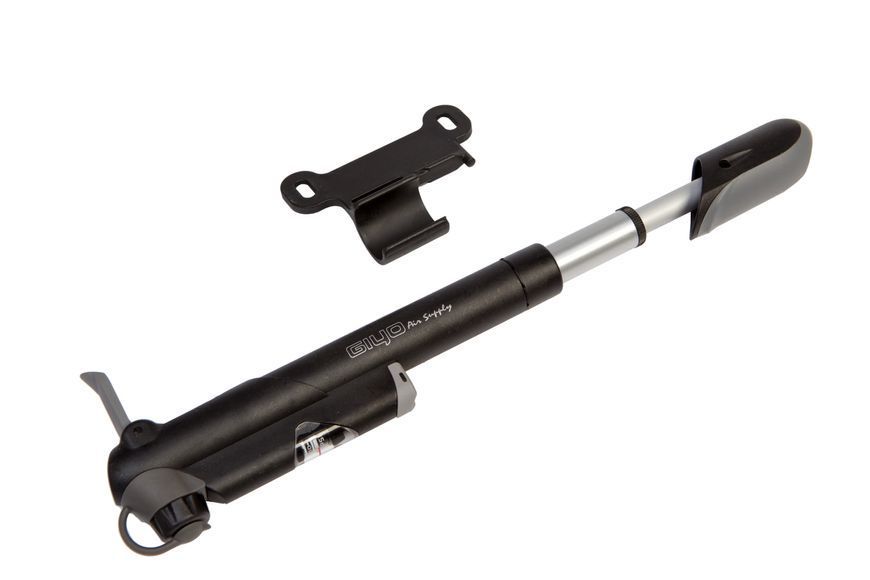Телескопічний мінінасос GIYO GP-61S, 80 psi, з манометром, чорний PUM-026 фото
