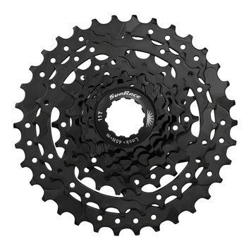 Касета&nbsp;7-k&nbsp;11-34T&nbsp;SUN&nbsp;RACE&nbsp;M40&nbsp;MTB,&nbsp;Black CAS-06-94 фото