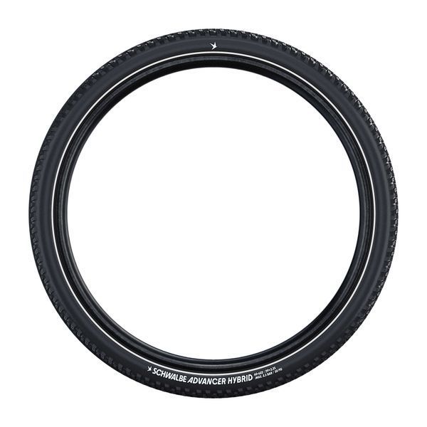 Покришка 27.5x2.60 (65-584) SCHWALBE ADVANCER HYBRID PunctureGuard B/B-SK+RT HS636 GREEN 50EPI TIR-86-67 фото