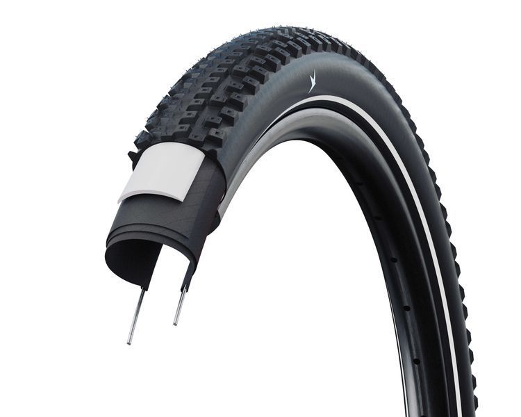 Покришка 27.5x2.60 (65-584) SCHWALBE ADVANCER HYBRID PunctureGuard B/B-SK+RT HS636 GREEN 50EPI TIR-86-67 фото
