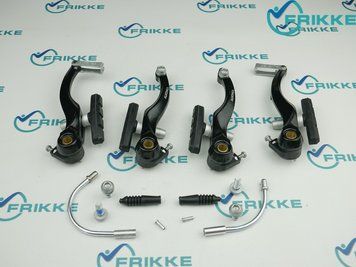 Гальма V-brake ALHONGA HJ-811AD7, передні та задні, чорні BRA-06-34 фото