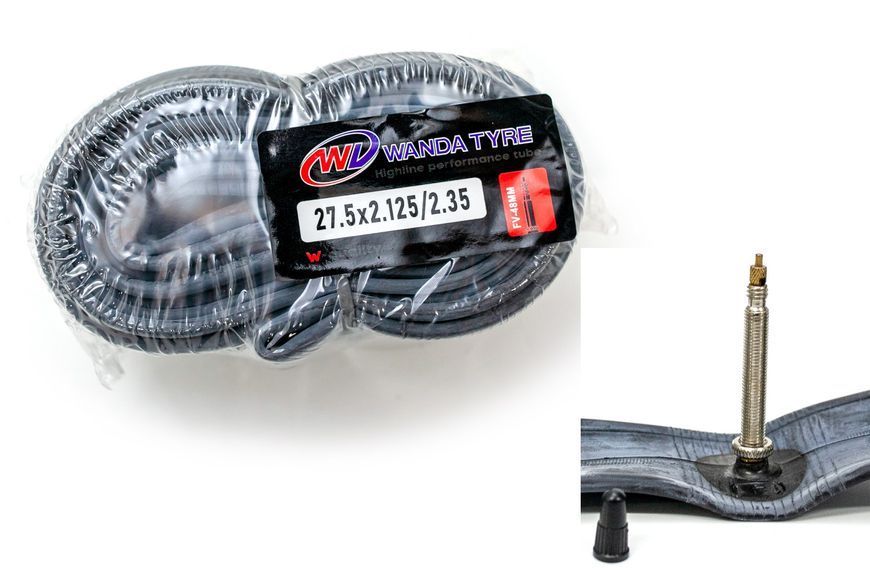 Камера 27.5x2.125/2.35 FV (Presta) WANDA 48мм TUB-067 фото